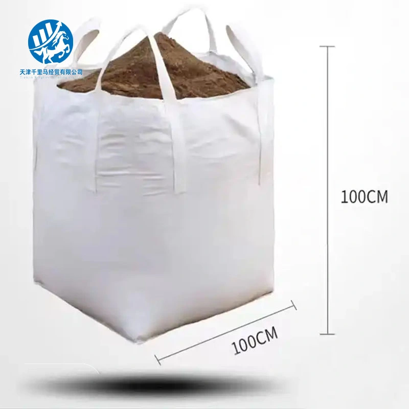 Industria uso PP Jumbo, FIBC, Bolsa a granel para Productos químicos y de Construcción de Piedra de Arena, PP Big Bag Fabricante chino. Bolsa de tonelada