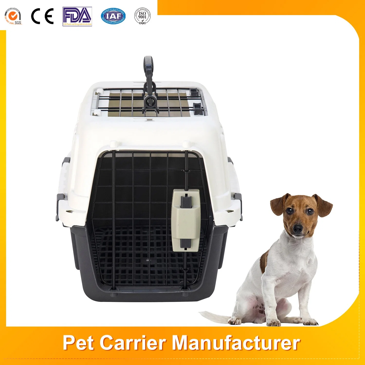 Breathable Pet Outdoor Cat and Dog Cage Portable Air Box Air Transport Box Rabbit Pet Carrier