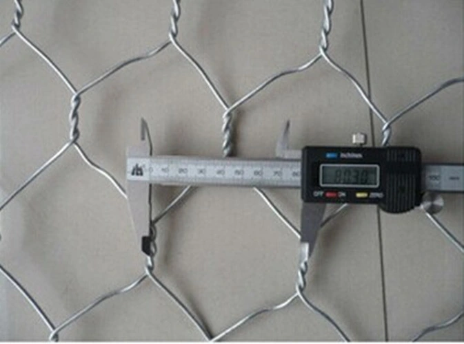 2X1X1m Galvanized Wire Mesh Gabion/Gabion Box/Gabion in Anping Factory