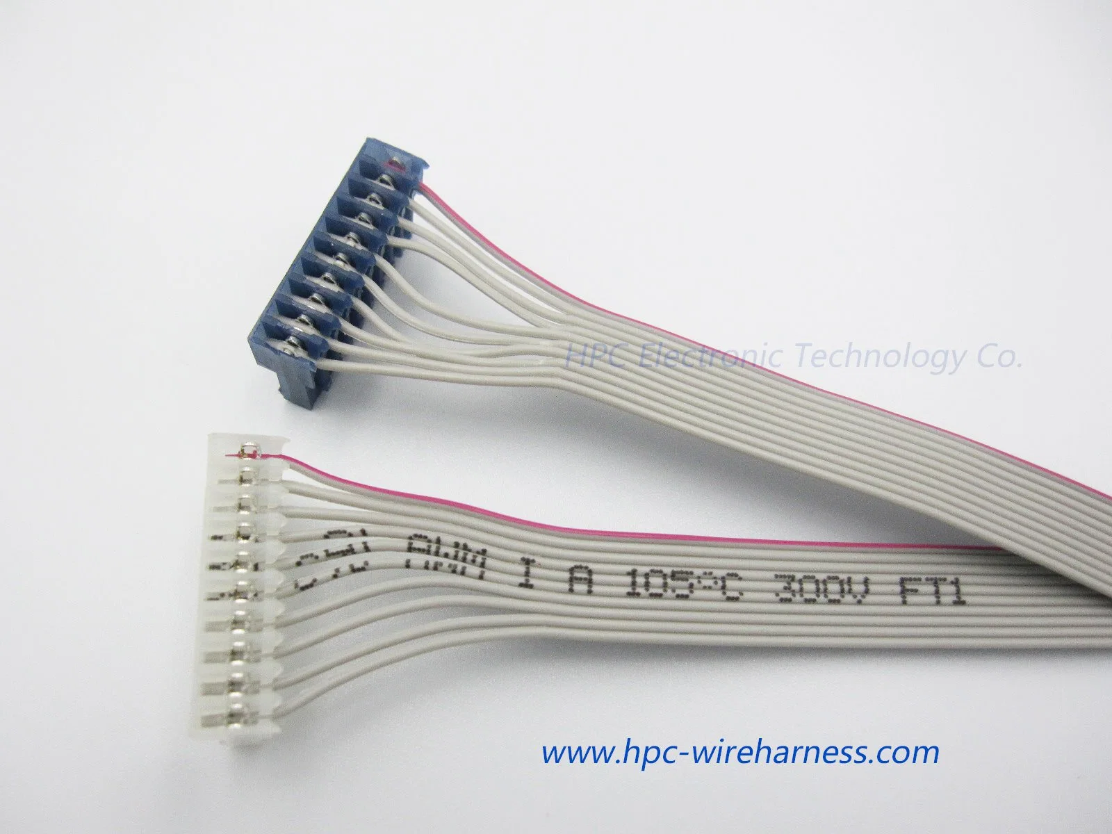 Customized Flexible UL2651 2.54mm IDC Connector Flat /Ribbon Cable for Industry