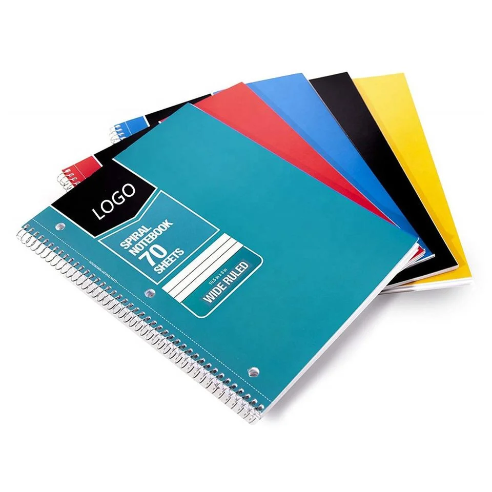 Impresión personalizada Color Softcover Blank Notebook Sublimation composición del estudiante Libro