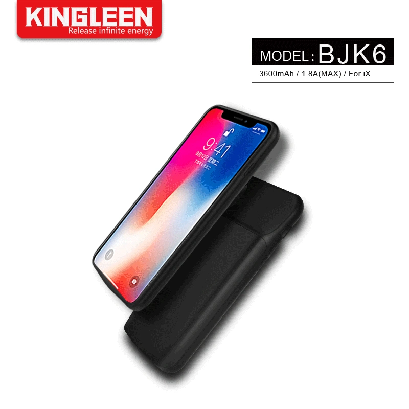 Battery Case for iPhone X, 3600mAh Portable Protective Charging Case Extended Rechargeable Battery Pack Charger Case Power Bank Compatible iPhone X