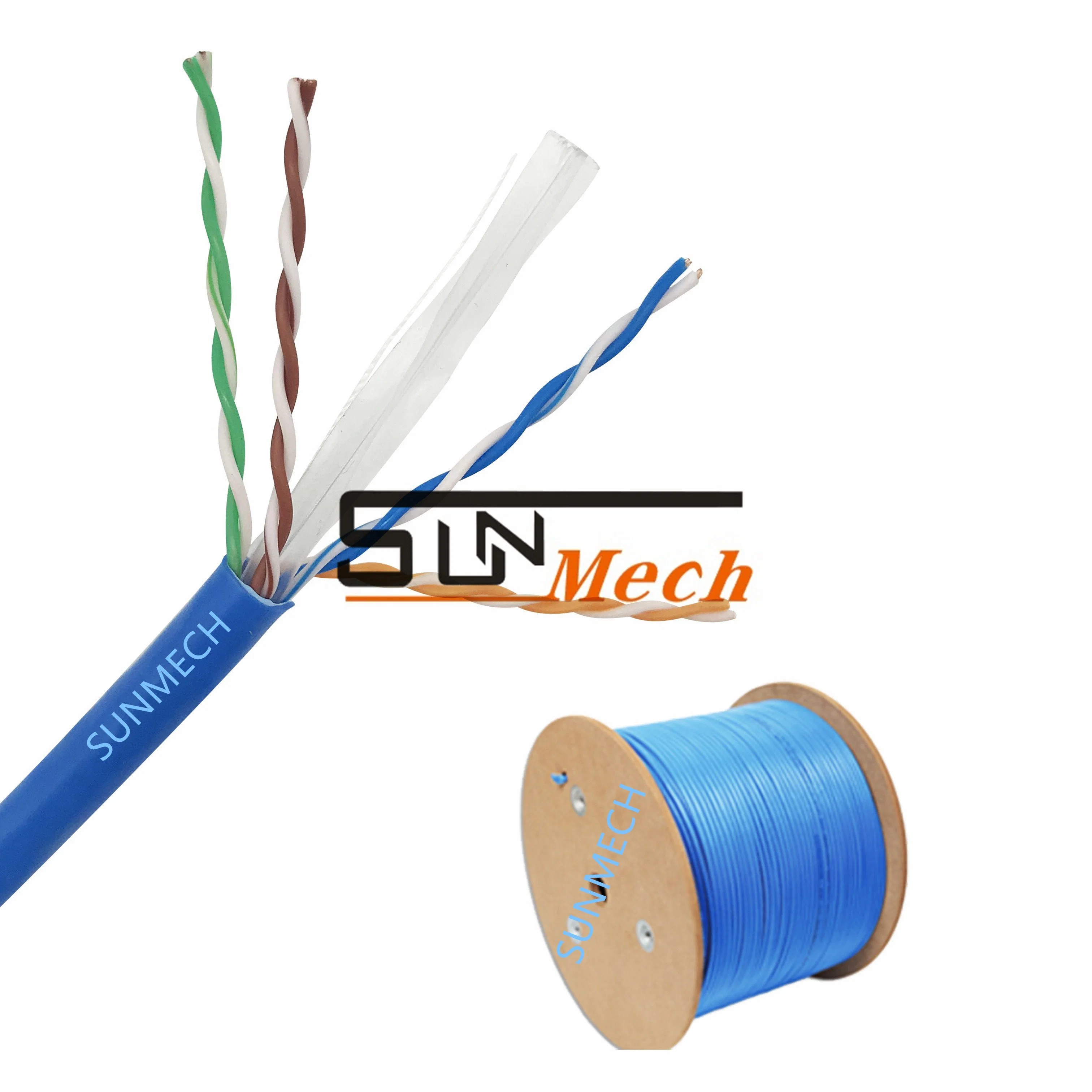 Network Cable Computer Cable 23AWG 24AWG 0.51cu 0.57cu Bare Copper CCA Comunication Cable UTP FTP SFTP Cat5e CAT6 CAT6A Cable Ls0h LSZH LAN Cable