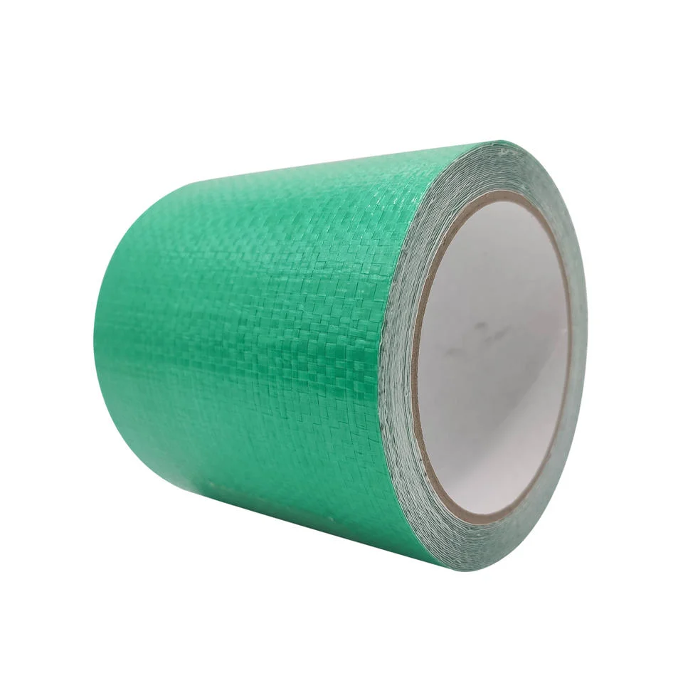 Custom Green Polyethylene Oil Resistant Wax Multi Surfaces Truck Rain Tarpaulin Repair Tape