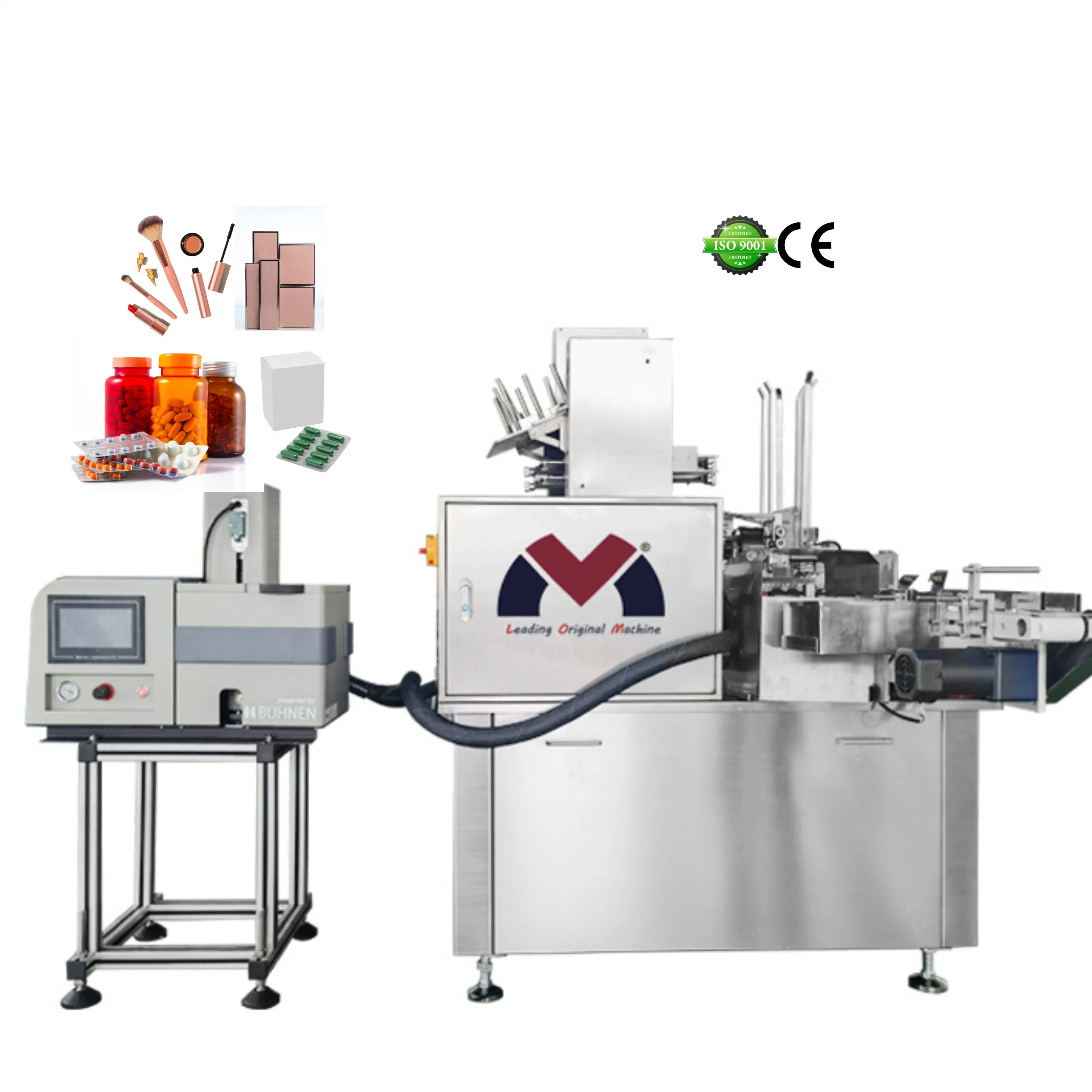 High Quality Multi-Function Medicine Commodity Aluminum Food Beverage Automatic Bottle Carton Box Packing Machine