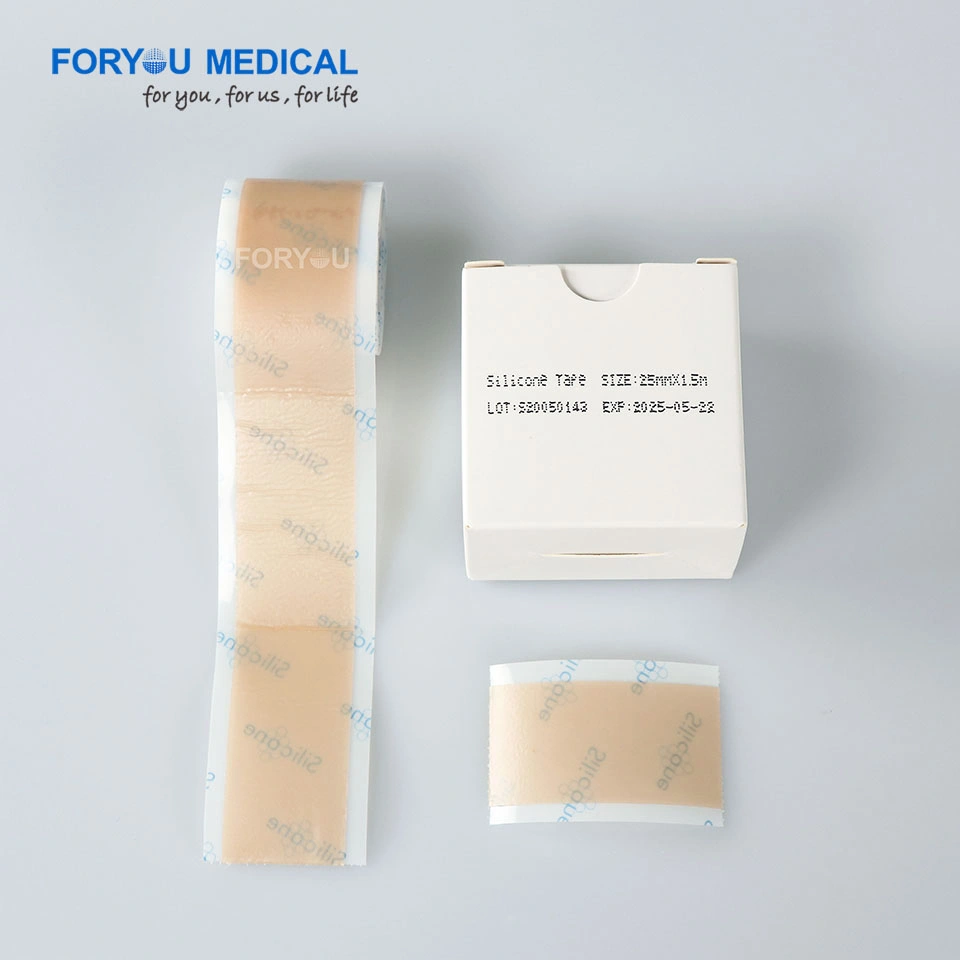 Medical Silicone Tape with High Quality Adherent Gel Fix Tube