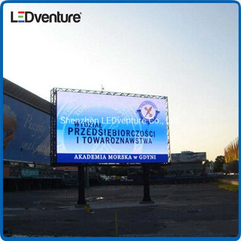 Outdoor Advertising P3 Full Color LED Clock Display Screen