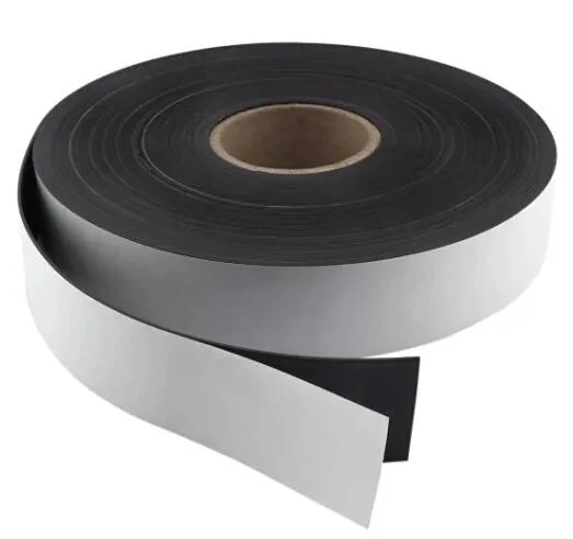 Wholesale/Supplier Rubber Magnet Roll Flexible Magnet Roll with White/Black/Colourful PVC