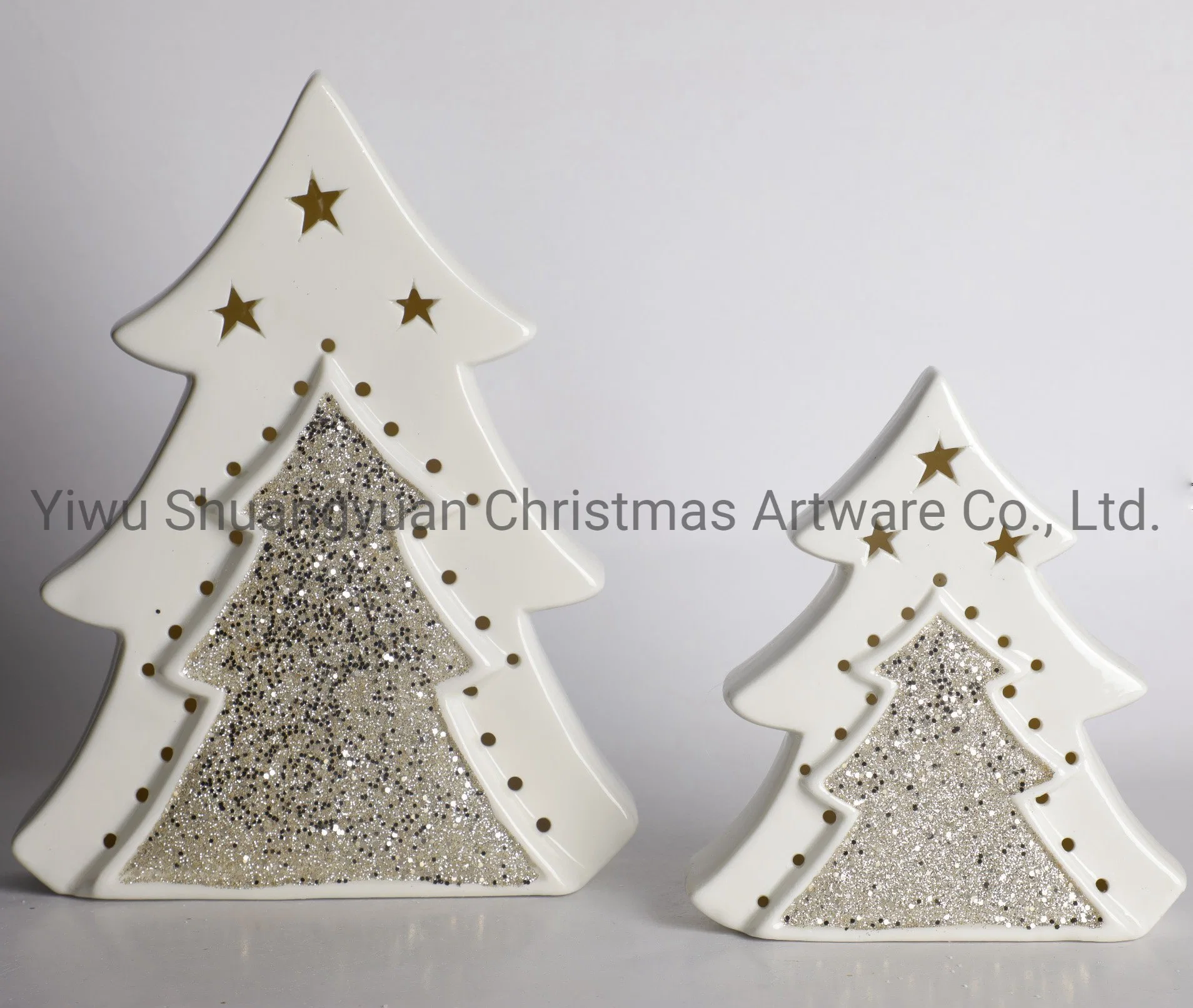 Cerámica de Navidad para fiesta de boda de vacaciones decoración suministros Ornament gancho Regalos de artesanía