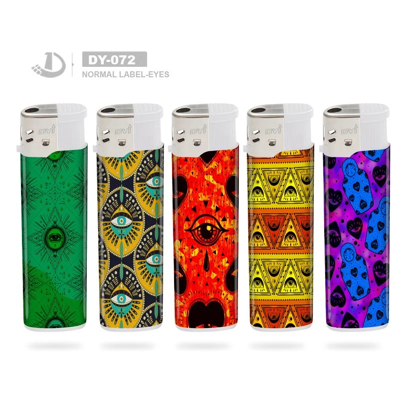 Hot Sale High Quality Dy-072 Type Disposable Plastic Electric Lighter