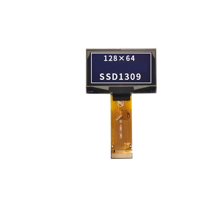 شاشة OLED من نوع Golden Vision مقاس 1,54 بوصة مزودة بشاشة عرض بدقة 128*64، SPI بنسبة 3/4 وواجهة i2c، 24 سنًا، نظام IC SSD1309 للقيادة