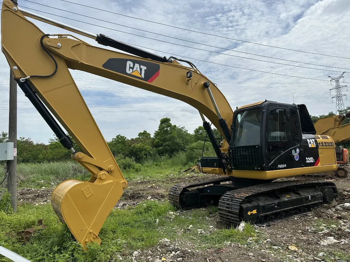 Used Cat Excavator 320d Caterpillar Digger Secondhand 20t Construction Machinery Original Equipment