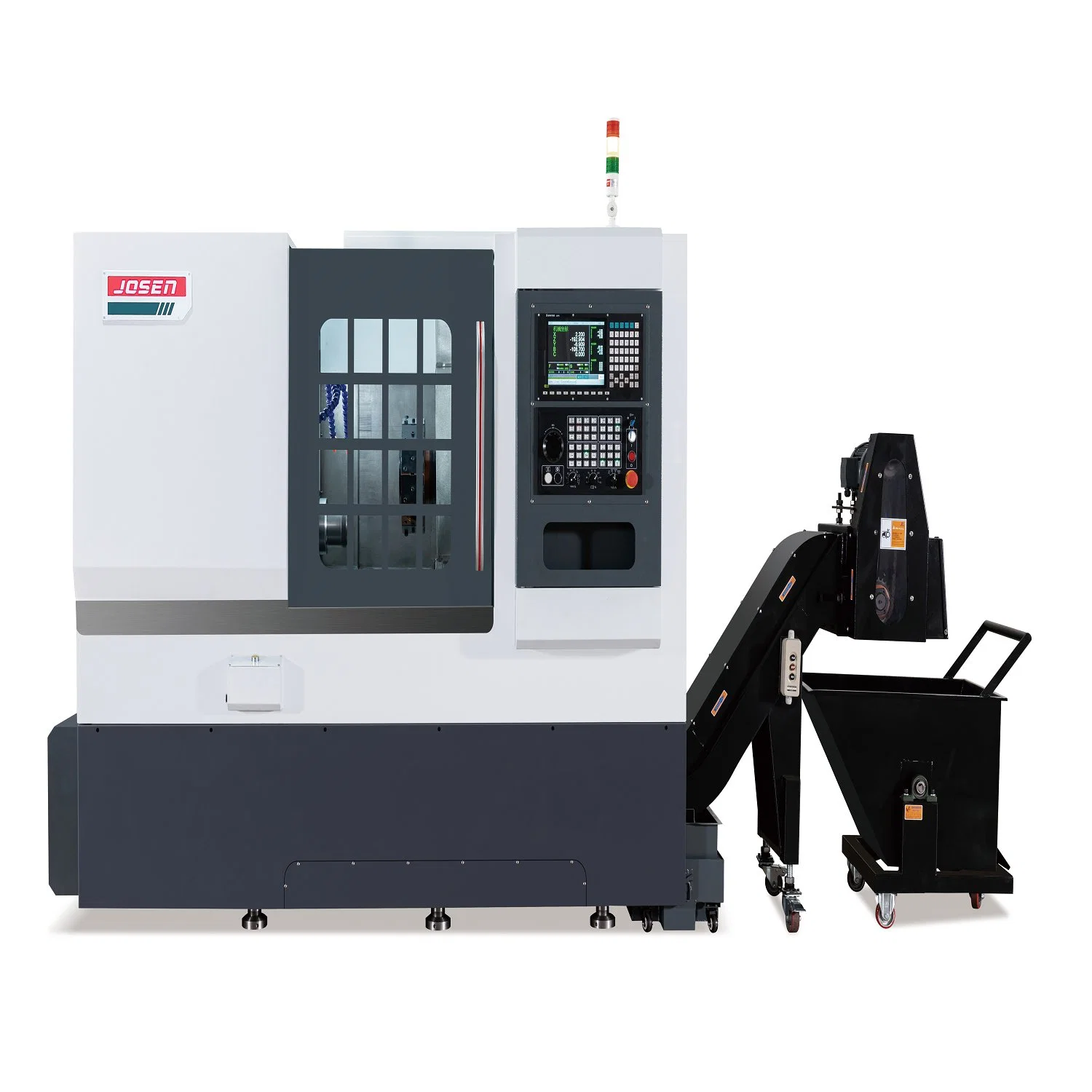 China automática Slant cama de metal torneado CNC Milling Lathan