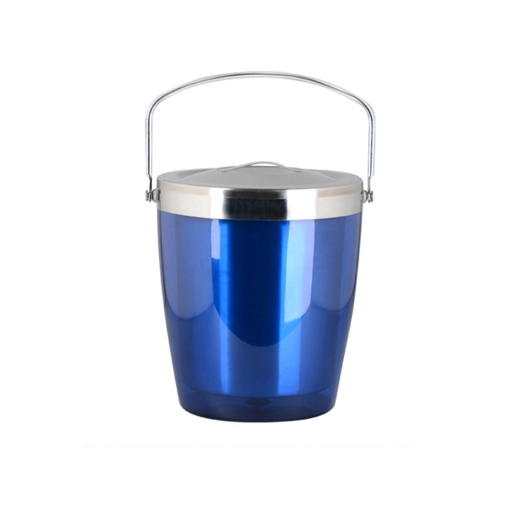 1.5L Mini Ice Bucket Stainless Steel Material Bottle Cooler Box