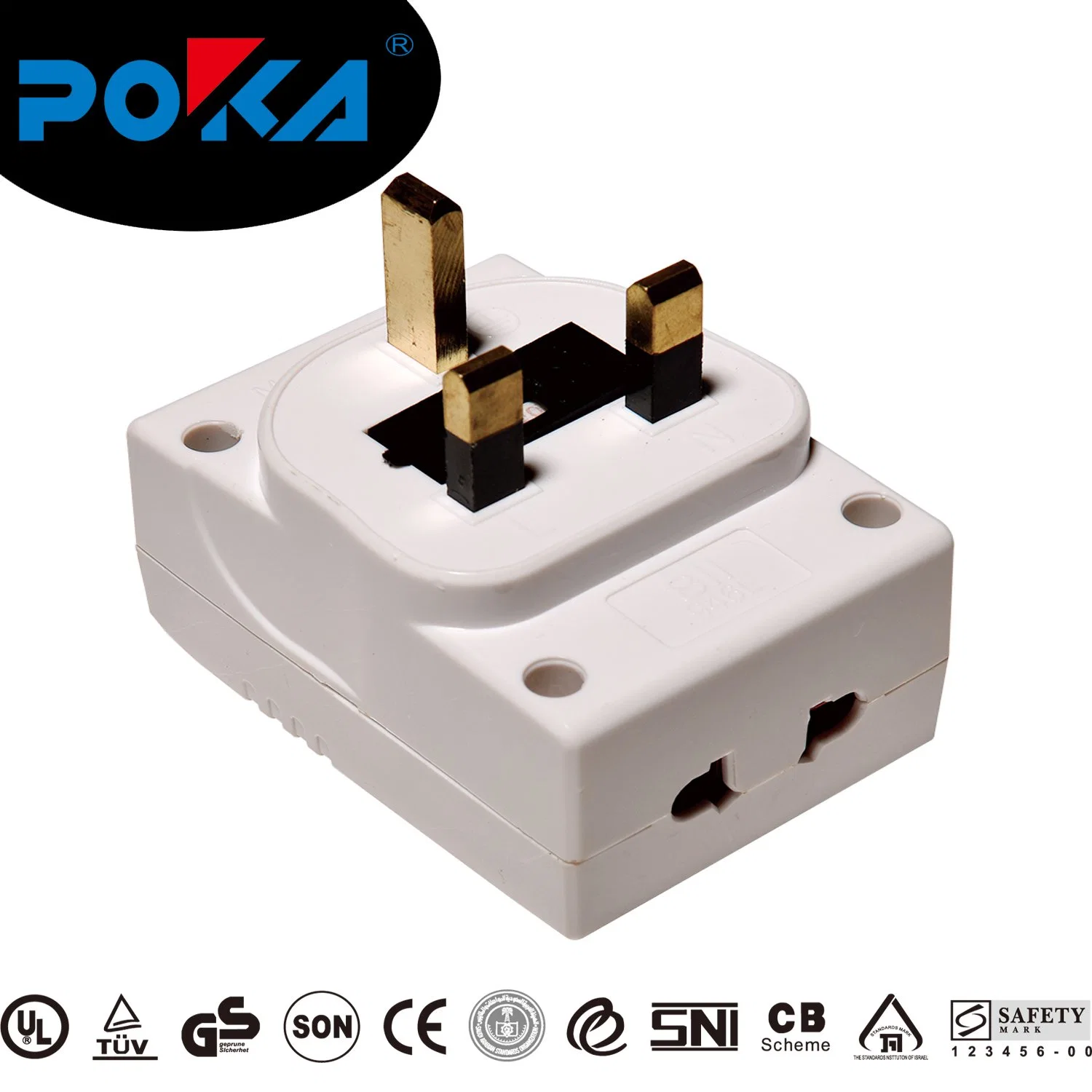 IEC60669/BS1363 AC OEM, ODM 1PC/Blister Card, 120 PCS/CTN UK/EU/Us/Au/It/SA/in Plug Converter