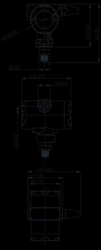 Low Power Consumption Long Distance Wireless Oil Pressure Sensor for Diesel Generator