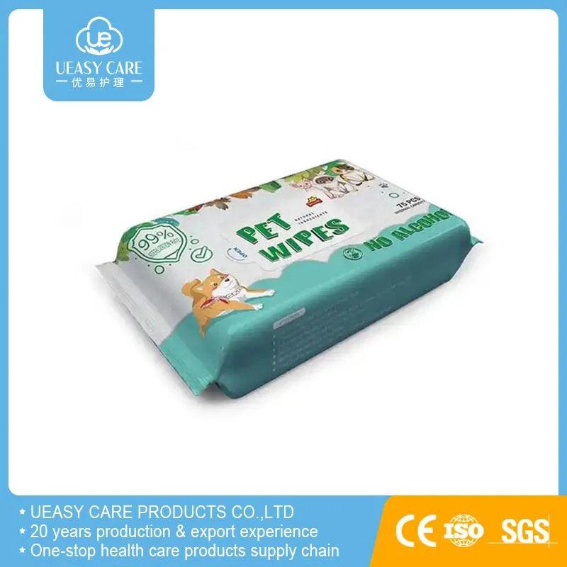 Wholesale pH Balance Natural OEM Cotton Tissue Skin Care Baby Wipes Wet Wipes