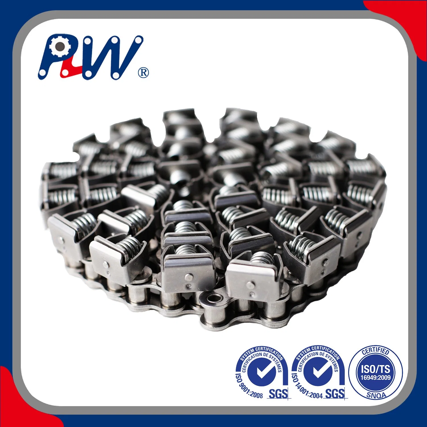 China Professional Hot Selling Industrial Standard Stainless Steel Grip Chains