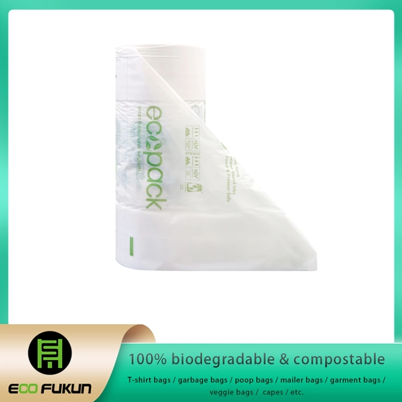 Veggie biodegradáveis sacos, Extra espesso, pequena cozinha sacos de lixo, restos de alimentos Yard sacos de lixo, certificadas pela TUV Ok composto, saco de vegetais, produzir Bag