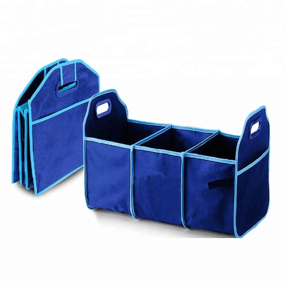 Custom Logo Waterproof Car Trunk Organizer with Anti-Slide Bottom Storage Bag