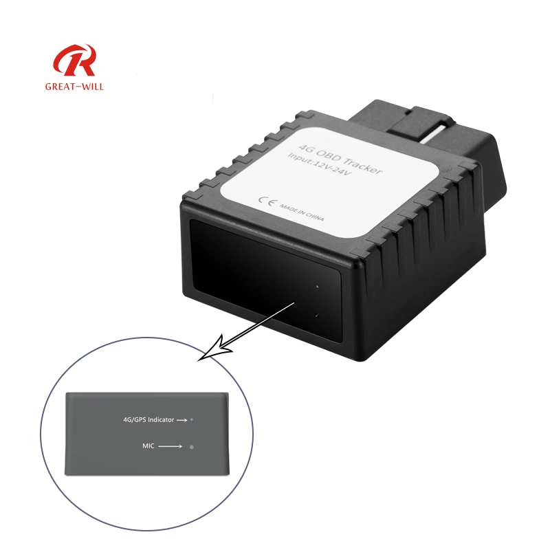 New Arrival Plug and Play Vehicle 4G GPS Tracker OBD II Socket with Diagnostic Function Scanner