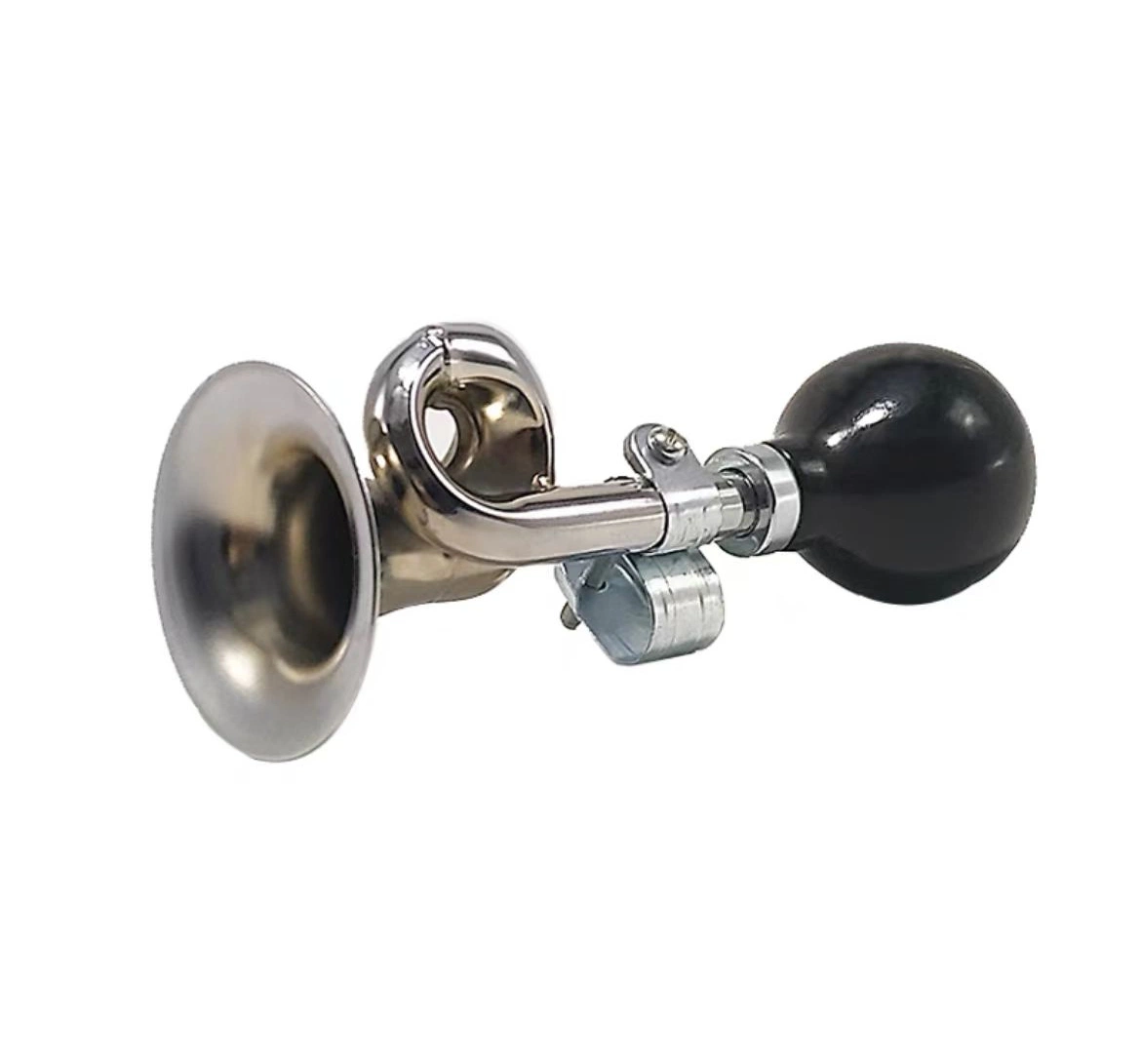 High quality/High cost performance  Bell Motorcycle Bicycle Bike Retro Metal Air Horn Bugle Bulb Loud Accessories Package Included