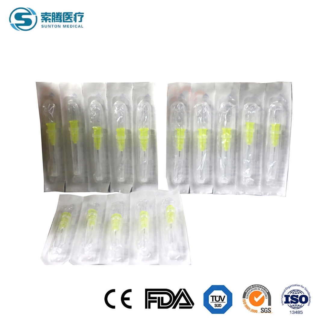 Sunton Safety Needles China Stainless Steel Needle Manufacturer Sterilized Body Micro Blunt Cannula Ha Filler Piercing Needles Plastic Injection Needle