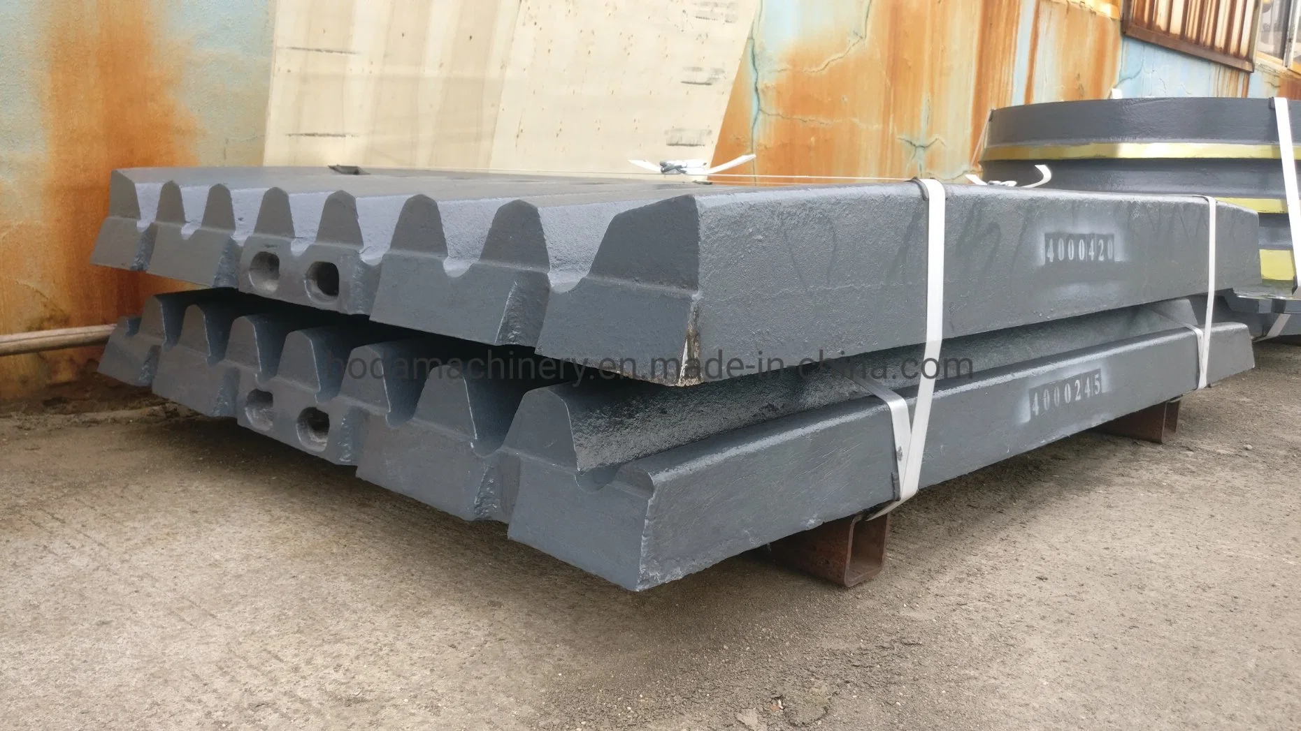 CJ412 JM1208 Fixed Jaw Plate Suit for Svedala Jaw Crusher Wear Parts