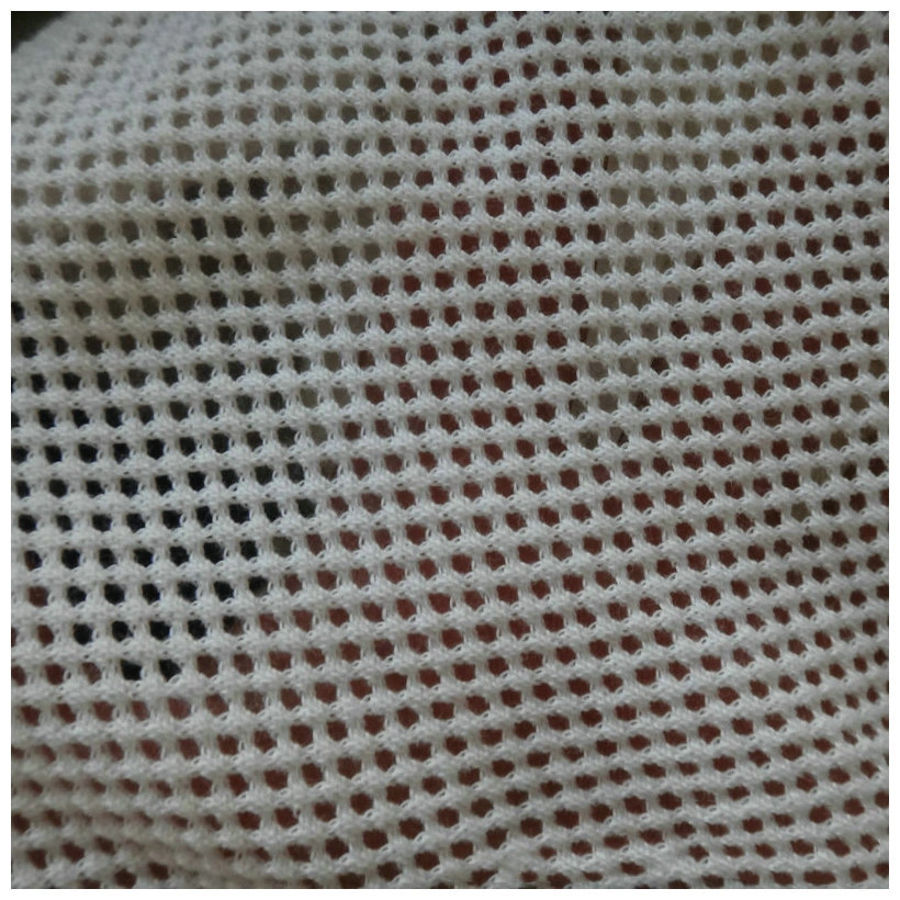 Cotton Warp Knitted Square Mesh Fabric