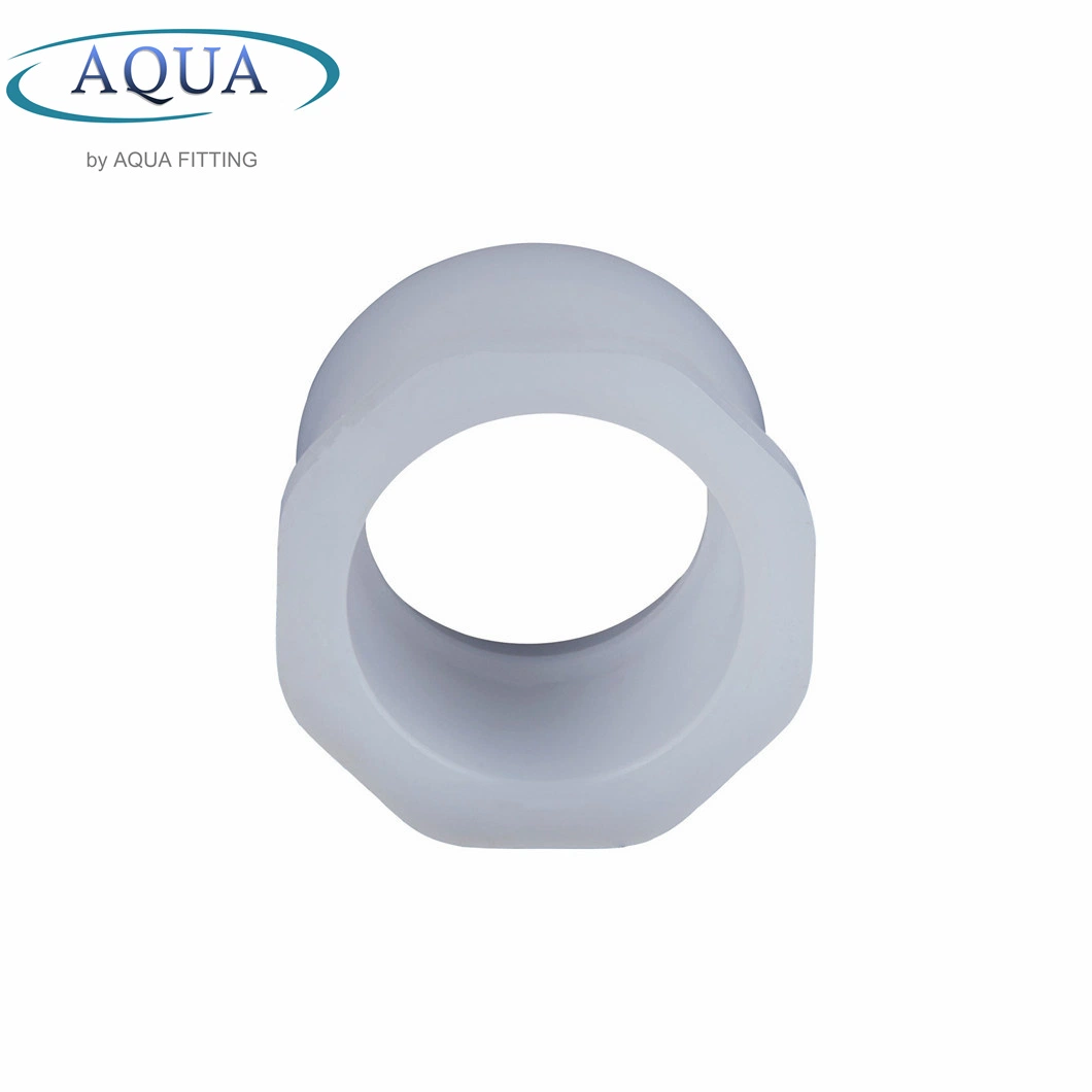 Round Flanged Plastic PVDF Bushing Sleeve for Industry