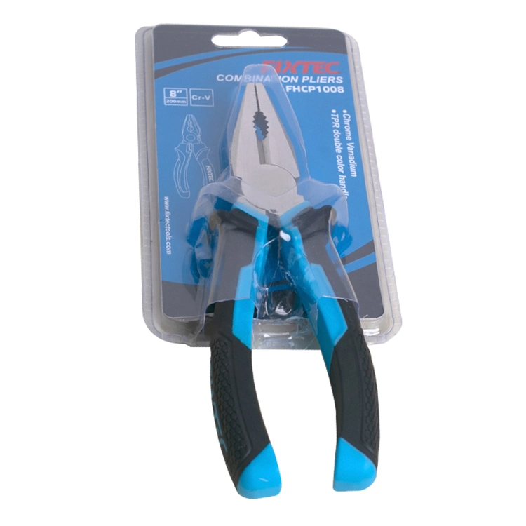 Fixtec Hardware 6" 7" 8" CRV Pliers Combination Pliers Cutting Hand Tools