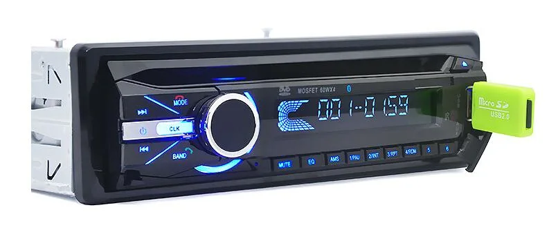 1 DIN Detachable Car DVD Player with FM/SD/USB/Aux