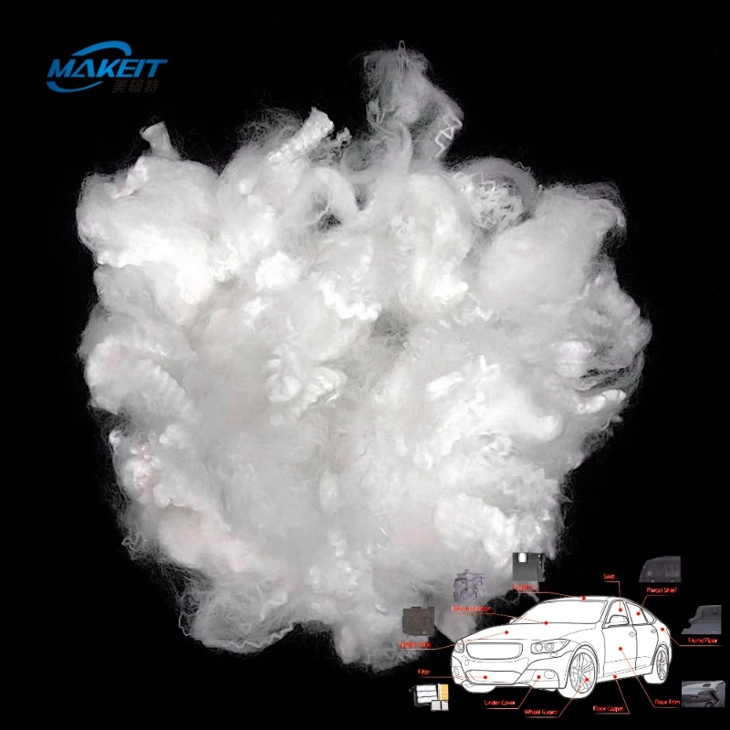 Schwarz Low Melt Polyester Staple Fiber LMF in Low Price