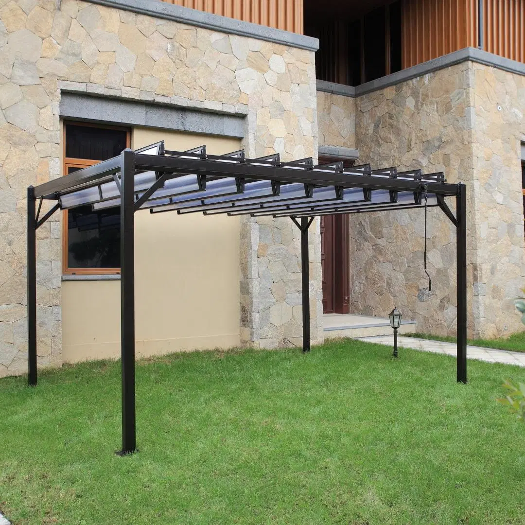 Outdoor Patio Garden Iron Flat Gazebo