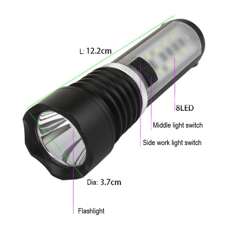 Nuevo trabajo SMD LED de luz magnética para el uso de camping