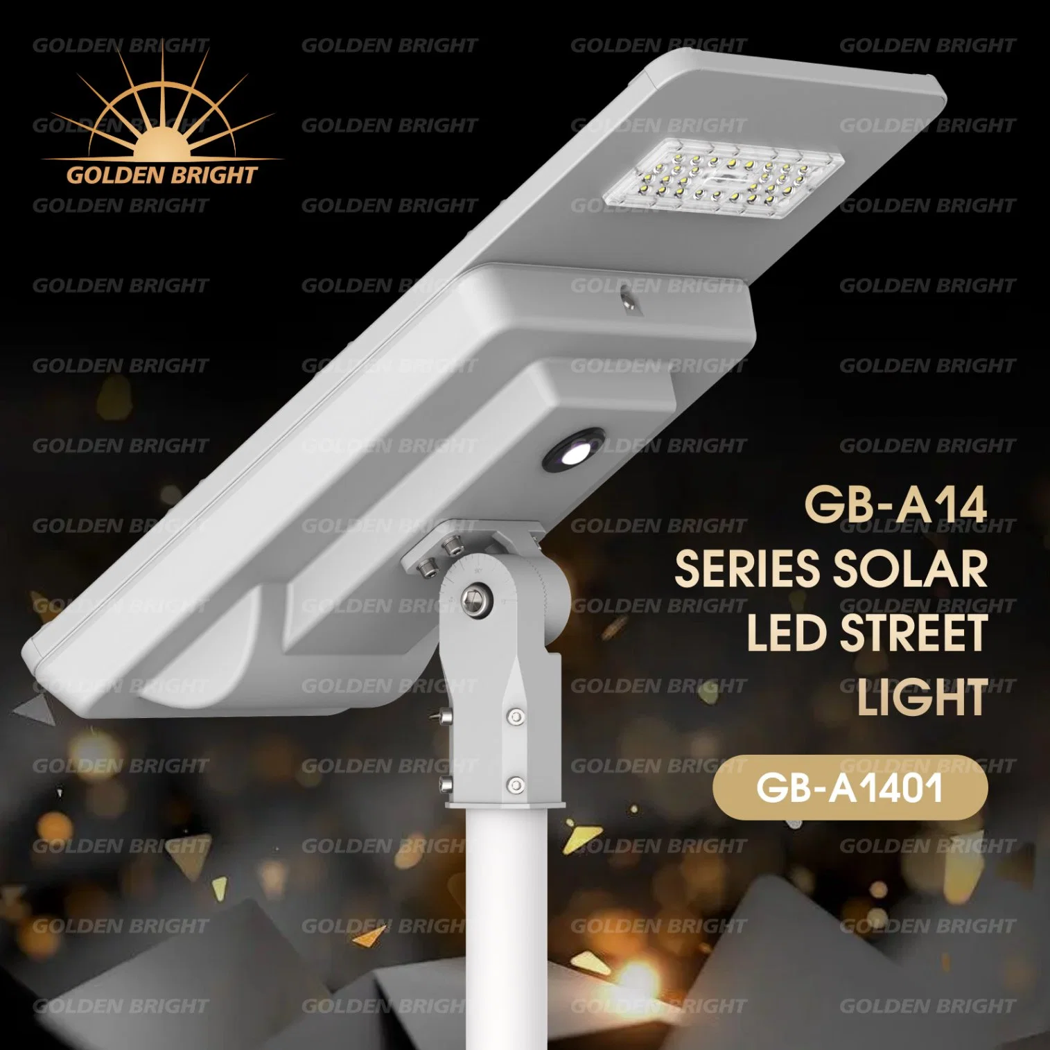 Горячее Продажа 30 Вт Коммерческая наружная водонепроницаемость IP66 Все в одном Светодиодный светильник Solar Street Light