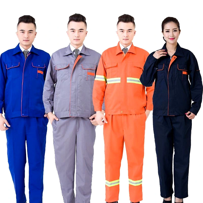 100% Cotton Safety Workwear Reflective Work Uniform Security Uniform