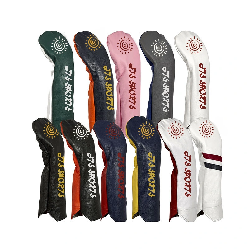 Cobertor de golf Diseño personalizado Premium Leather Golf Driver Headcovers