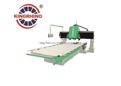 CNC Two/Four Blades Gantry Stone Cutting Machine for Line Profiling and Shaping