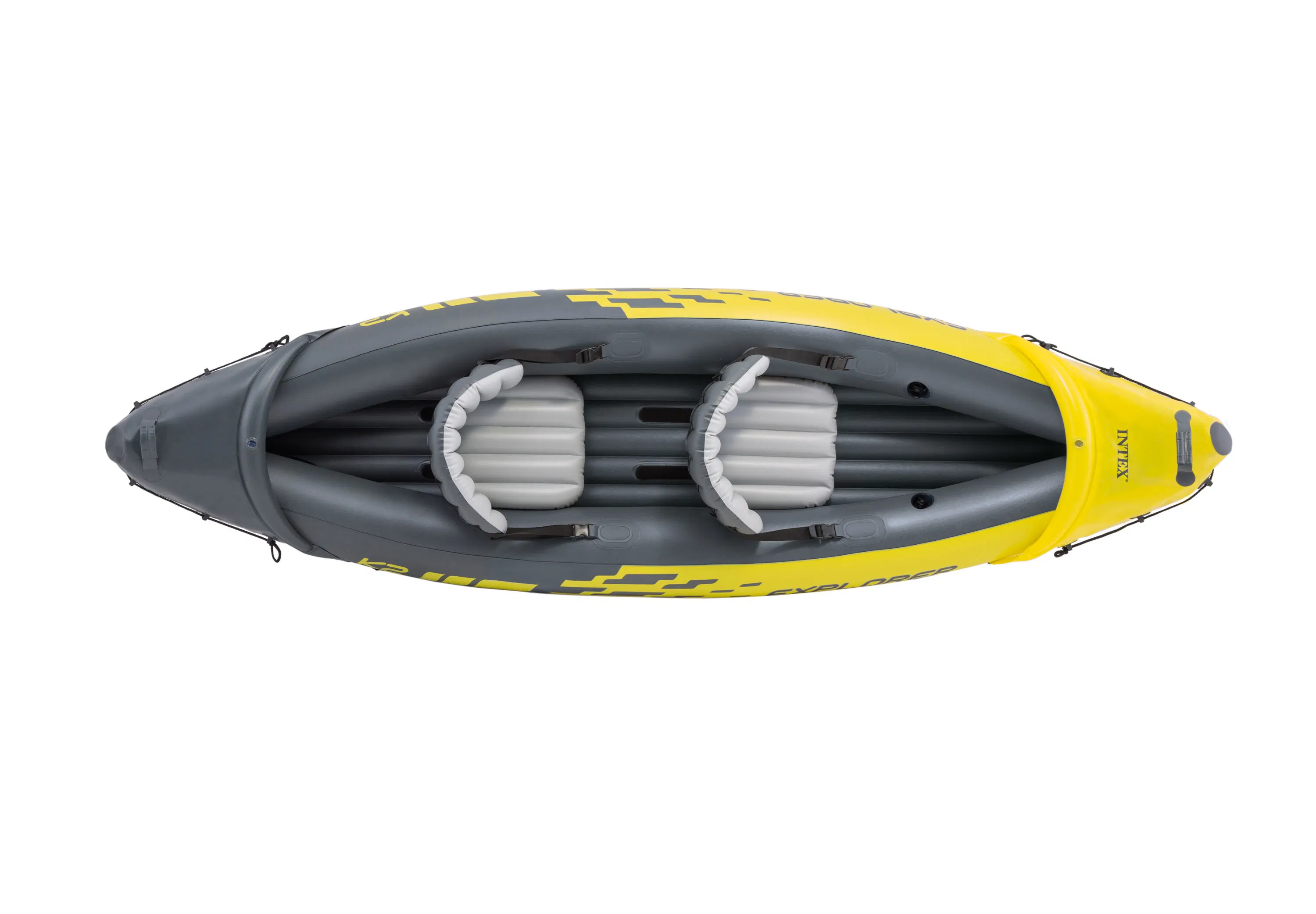 بيع جيد شعبي سهل تعيين كاياك علامة قابلة للنفخ PVC Yellow Kayak زورق مطاطي