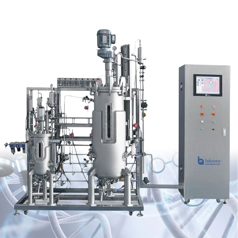 Laboao Tertiary Cell Culture Bioreactor Machine Stainless Steel Fermenter System