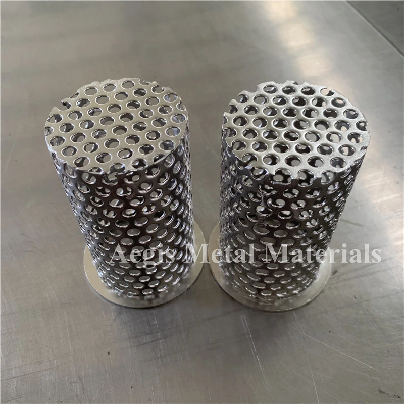 SUS201 304 316 316lstainless Steel Metal Perforated Tube Filter