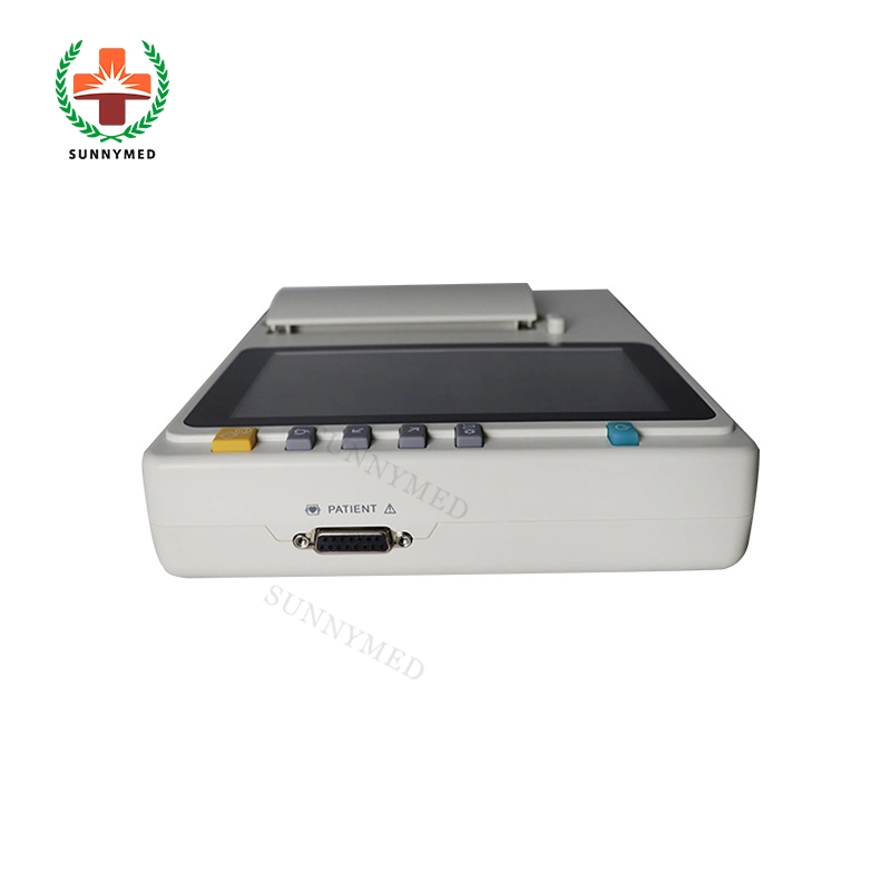 Sy-H006 7 Inches Portable ECG Machine Six Channel 12 Leads Electrocardiograph