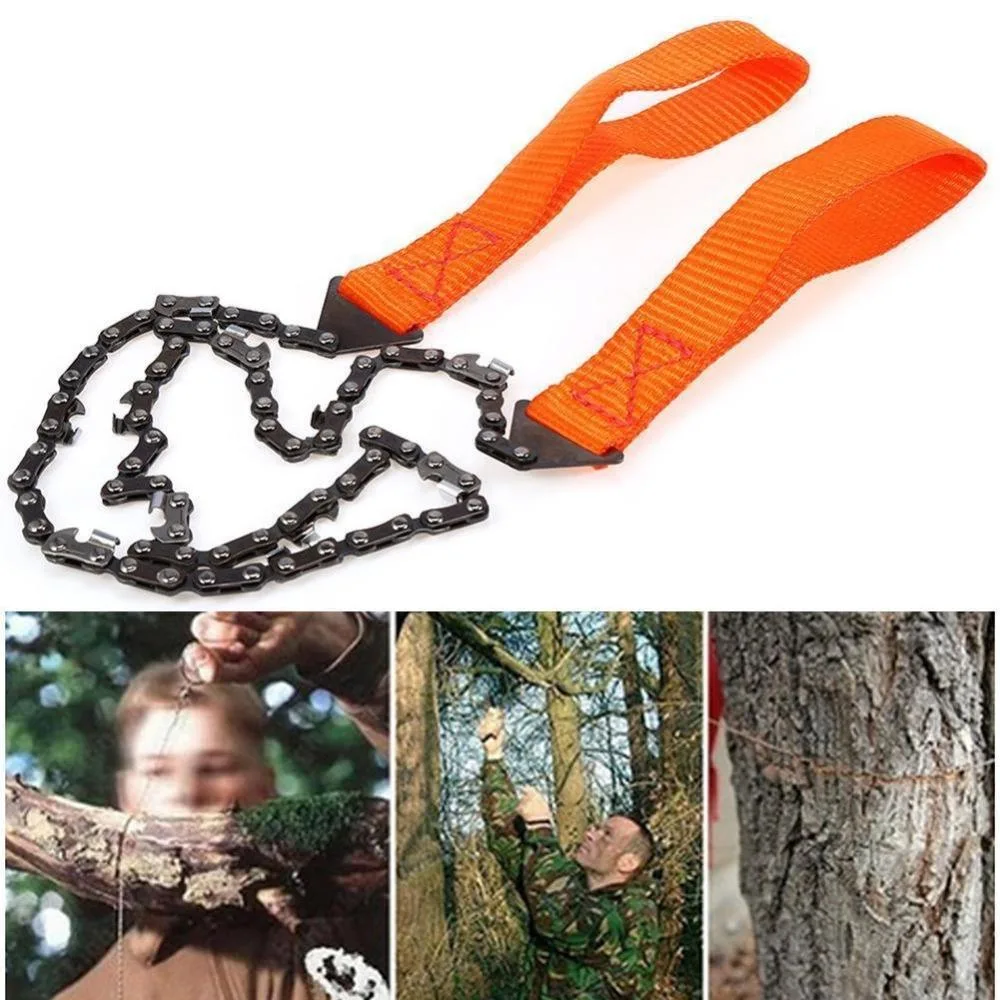 Wood Cutting Tool Portable Survival Hand Chain Saw Garden Tour Tools Garden Tools Ci19616