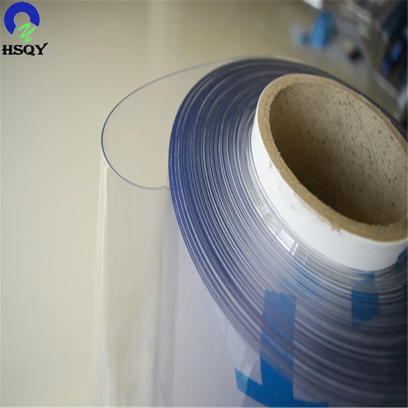 Blue PVC Super Clear Plastic PVC Film Transparent PVC