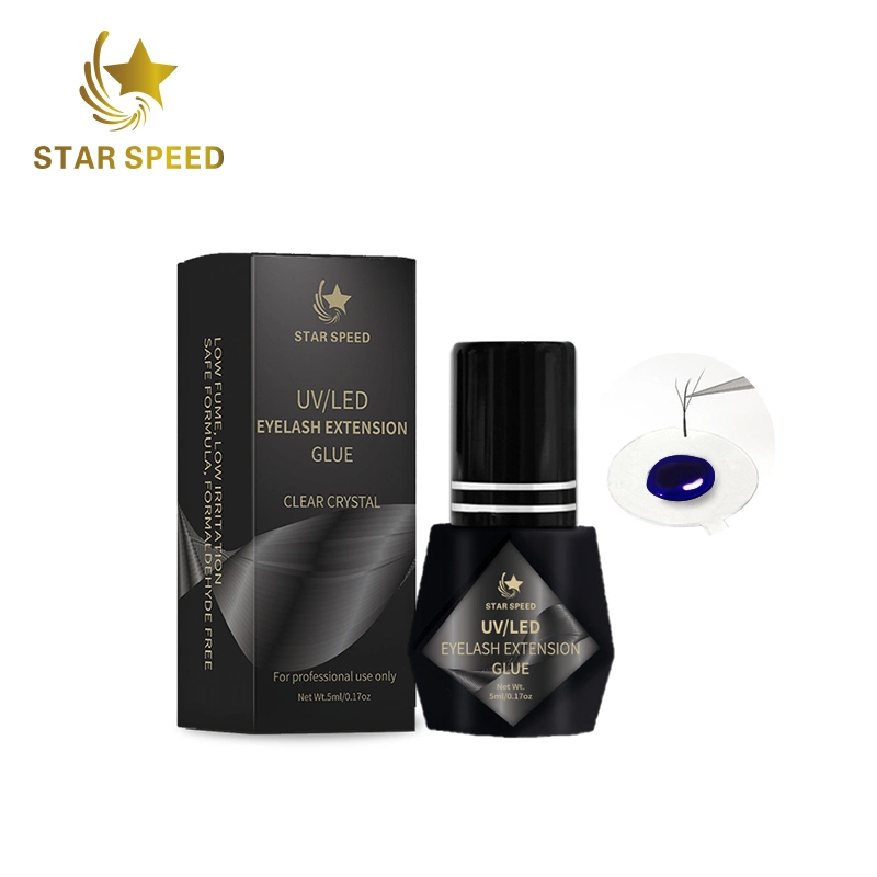 Starspeed UV Lash Glue transparente UV Eye Lash Extensions Glue Resistente pegamento de LED UV