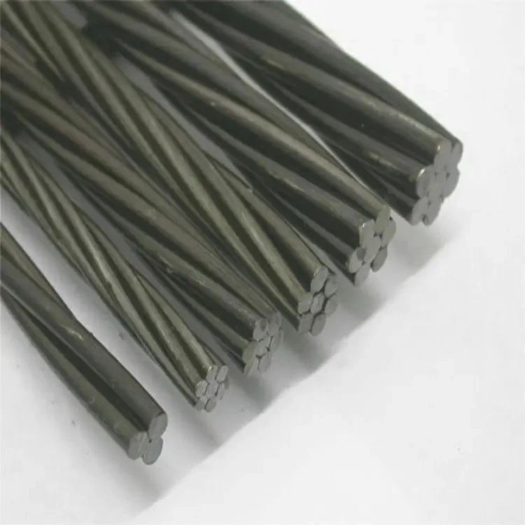 High Tensile Hollow Core Steel Cable Wire Rope PC Strand 5mm 6mm Coating Carbon Steel Wire