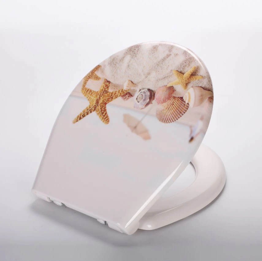 Custom High-End Hot White Ceramic Toilet Seat