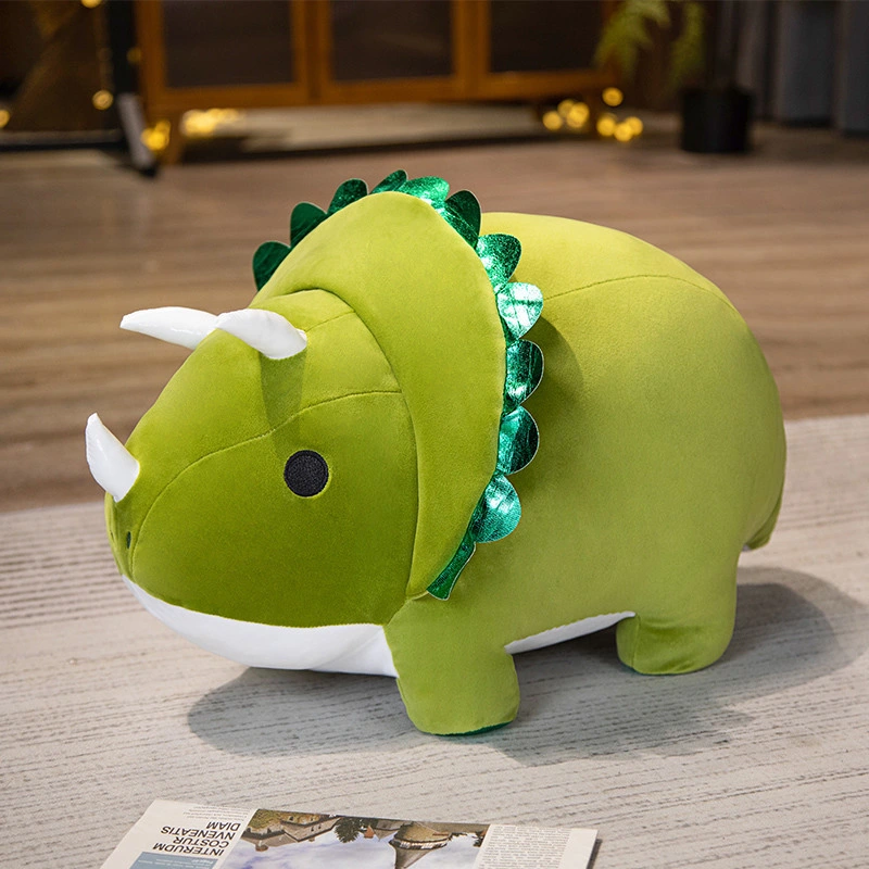 Kawaii Dinosaur Soft Toys Stuffed Animal Custom Plush Home Decoration Sofa Cushion