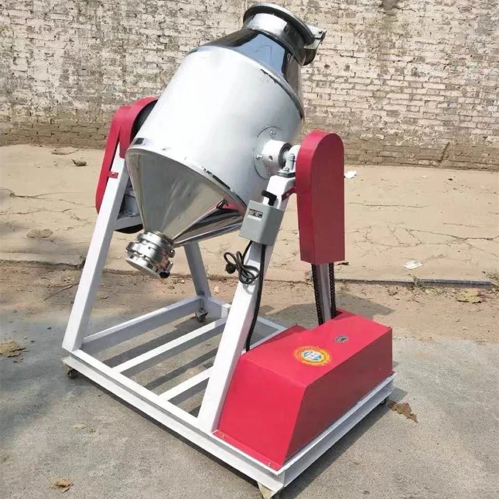 Multi Capacity Drum Rotating Hay Food Protein Powder Ice Tea Flavor Waist Tube Stainless Steel Stirring Machine
